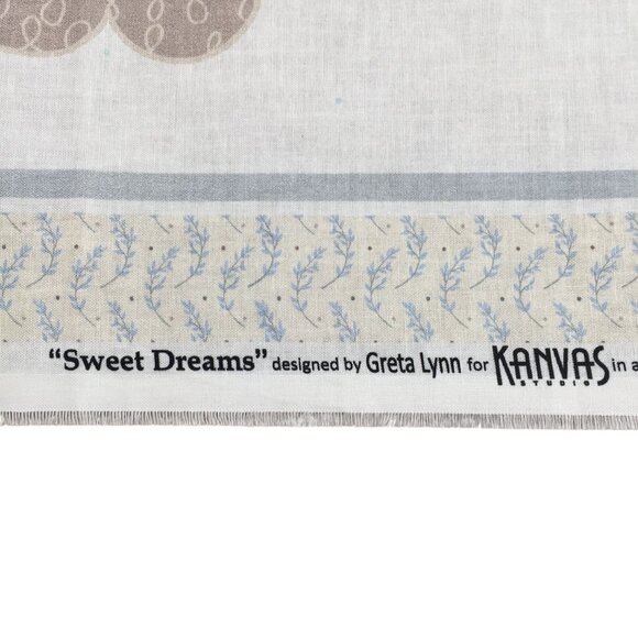 Kanvas Studios Sweet Dreams Fabric Panel for Baby Blanket 43x33" Sheep - Picture 4 of 8